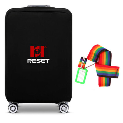 

Rising Seat Silk Elastic Case Baggage Case Suitcase Trolley Case Dust Cover RST-87 Black  Code 18-20 inch Cross Tie Color Tag