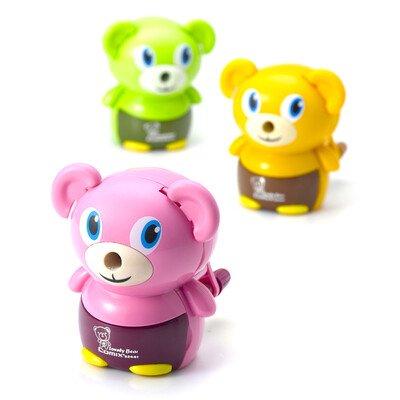 

COMIX twist bear pencil sharpener pencil sharpener students favor stationery office stationery B2441
