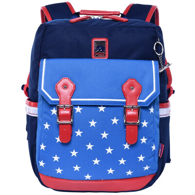 

SUNCISCO children's school bag British style primary school students bag leisure simple fashion backpack bag CFL0006C red