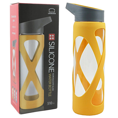 

Lock & lock heat-resistant glass cup-X type 510ml LLG931Y yellow