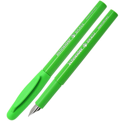 

Schneider pen pen pen pen student with adult practice pen F tip BK402 light green