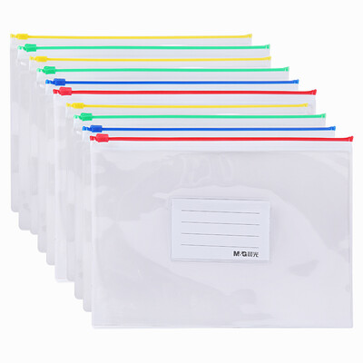 

Morning light  & G ADM95214 A5 pull pocket bag zipper file bag bag 10 loaded color random