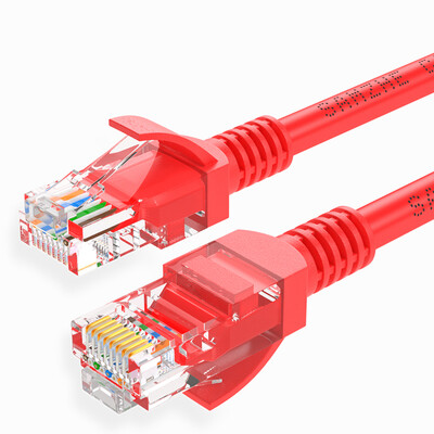 

Shanze (SAMZHE) высокоскоростная ультра-пять CAT5e класса кабельная сеть 100 Гигабитный сетевой кабель компьютер перемычка супер 5 класс готовой линии красный 3 м WXH-030C