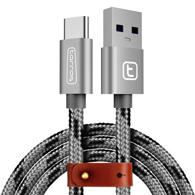 

TURRAS TORRAS Andrews data cable charging line for Type-c Huawei p9 glory 8 millet 5 plus 3 generations of music as 1s phone fast charge titanium empty 15 meters