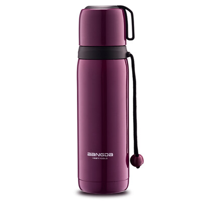 

Jingdong Supermarket Bangda vacuum insulation cup outdoor sports portable rope men&women children&39s insulation Cup dark blue 500ml