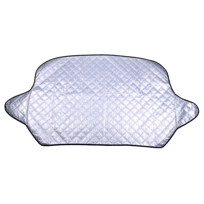 

Belle Car winter snow block visor snow stalls with external front windshield thickened frost protection silver 142 92cm