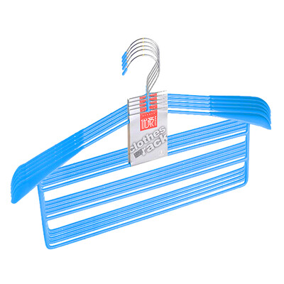 

Jingdong supermarket excellent ho anti-skid multi-functional pants hanger drying racks 5 fitted with blue YH-6023