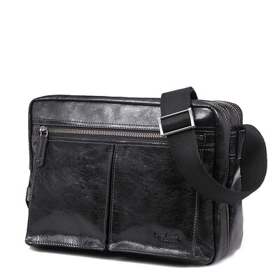 

Pierre Cardin pierre cardin Shoulder Messenger Bag Fashion Casual Men&39s Bunny Men&39s New Leather Bag JEV105123A Black