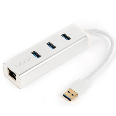 

NVV (UNH-G1) USB card USB Gigabit Ethernet USB LAN HUB Gigabit Ethernet Notebook / desktop / USB cable free drive Gigabit Ethernet HUB