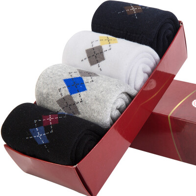 

【Jingdong Supermarket】 Hengyuanxiang 4 double-loaded men's sports cotton socks thickening in the tube warm terry men socks towel socks A211889