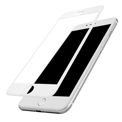 

(Baseus) iPhone7Plus закаленная пленка Apple 7P полноэкранный полный охват анти-синий 5,5-дюймовый белый -3D полноэкранный мобильный телефон фильм взрывозащищенный мягкий край