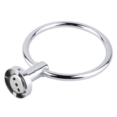 

Stainless Steel Round Style Wall-Mounted Towel Ring Holder Hanger Bathroom