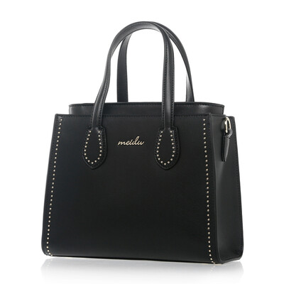 

Each degree MEIDU new simple handbag fashion trendy shoulder bag 150757 black