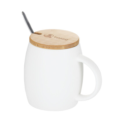 

Special Trick TOMIC Mug Cup Coffee Cup Couple Ceramic Cup Lazy Large Capacity Cattle Drinking Cup Cup 1BPM1326 White 500ML