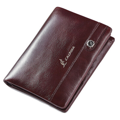 

ALPINA / Alpina kangaroo purse new men wallet cowhide trend men wallet vertical card bag wallet 663052179 brown