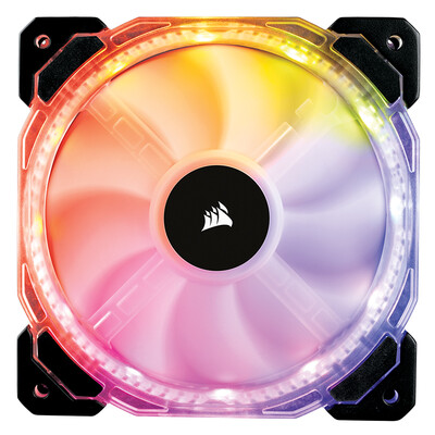 

USCorsair HD120 RGB LED 3 mounted controller colorful lights high-performance PWM chassis fan (12CM
