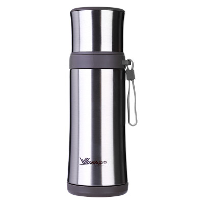 

[Jingdong Supermarket] Huaya (WAYA) bullet warm-up cup male ladies stainless steel cup student kettle creative portable cup cup sports bottle 480ml nature HR-480D-5