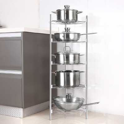 

Jingdong Supermarket Twilight House Kitchen Shelf Floor Multi-storey Storage Racking Pot Kitchen Storage Shelf Pot Pot 5-layer Pot Pot Pot ZM3368
