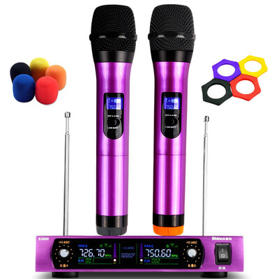 

Shinco Shinco S3000 беспроводной микрофон один с два дома КТВ профессиональный этап беспроводной микрофон фиолетовый компьютер