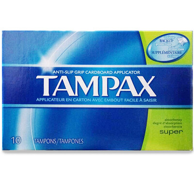 

Дэн Бизи (Tampax) тампон с большим числом 10 (США импортировали)
