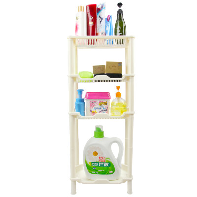 

JJ-TZ002 Bathroom Shelf Bathroom Corner Shelf Shelf Shelf Toilet Bathroom Toilet Storage Shelf 4-storey Height