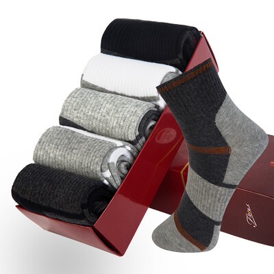 

Hengyuanxiang 5 Pairs Men's Cotton Athletic Socks A1516W19