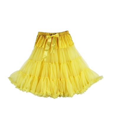 

B&N Woman 63cm One Layer Long Petticoat Tulle Pettiskirt Tutu Skirt Rockabilly