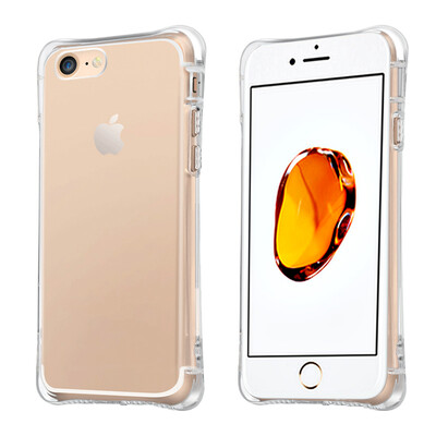 

ESCASE Apple iPhone8 / 7 чехол для телефона / защитная крышка Apple 8/7 мобильный телефон чехол TPU все включено борьба мягкая оболочка Xiaoman пояса пылесборник прозрачный