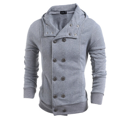 

Men Cotton Casual Hoodie Coat