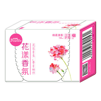 

Double Schutt Botanical fragrance formula pad cotton soft thin fragrance 155mm 20 1 package