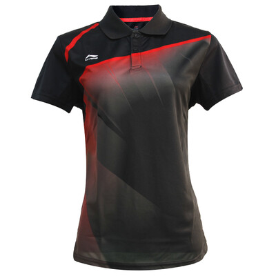

Li Ning Li-Ning AAYH234-1 бадминтона одежда женская рубашка белый / яркий неоновый XL