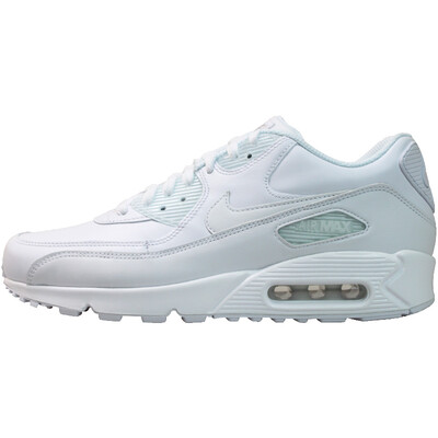 

Nike (NIKE) casual shoes AIR MAX 90 LEATHER retro shoes / casual shoes 302519-113 white / white US10 yards 44 yards