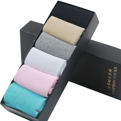 

[Jingdong supermarket] Langsha fingers socks men's comfortable leisure sports cotton men's five toe cotton socks 6 pairs of mixed color uniform