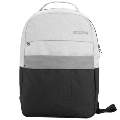 

США бригада сумки (AmericanTourister) Модные EC серии моды сумка рюкзак BH7 * 29006 черный / светло-серый