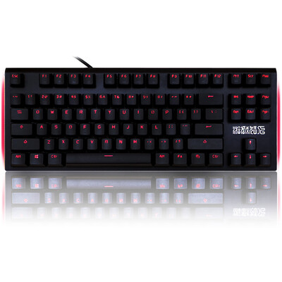 

Game madman GAME MADMAN G87 Cherry axis compact version of the mechanical keyboard red axis