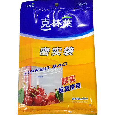 

Jingdong supermarket Kelin Lai large sealed bag thick dense bag moisture-proof bag 25cm 30cm10 CZ-4