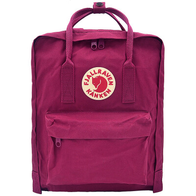 

Arctic Fox (Fjallraven) waterproof wear-resistant backpack simple fashion casual shoulder bag Kanken Classic 23510 420 purple red 16L