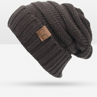 

WISHCLUB Knit Hat Cap Men Women Winter Hat Skullies Beanies Unisex Headgear Warm Hat