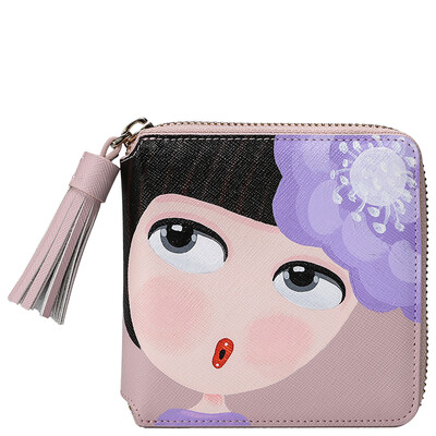 

Giovanni Valentino (GIOVANNI VALENTINO) women's ticket clip short trend Korean wallet casual wild handbags 225352274 pink