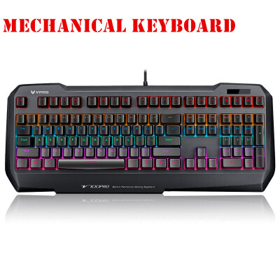 

Backlit Gaming Genuine Mechanical Keyboard Anti-ghosting Luminous Metal Wired Keyboard