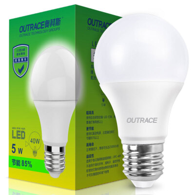 

Jingdong supermarket] Oasis (OUTRACE) LED bulb E27 screw mouth 5W yellow energy saving bulb light source