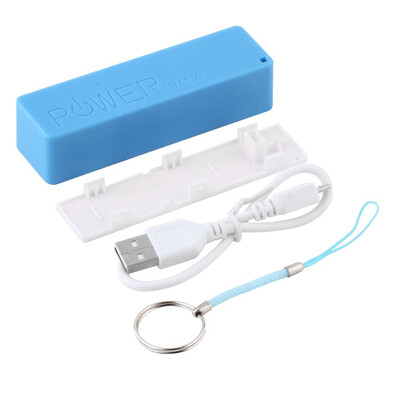 

Мобильный блок питания коробки случая USB 18650 Крышка батарейного отсека для iPhone KeyChain