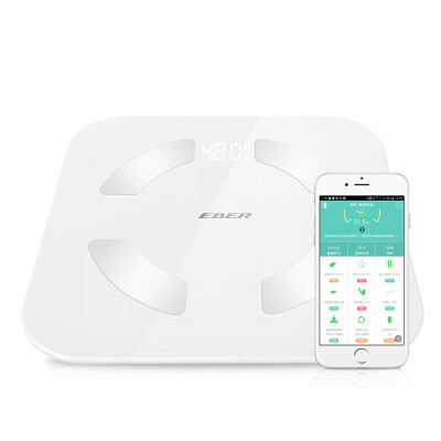 

EBER H3 Agents Body Scale Weighing Scale Electronic Scales Household Scales Health Scales Bluetooth Scales Fat Scales Precision White