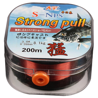 

Taiyu finished product line main line fishing gear fishing line strong pull 200 meters line number 20 TY1008 coffee