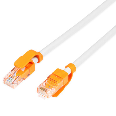 

Fighting Star (PowerSync) CLN5GAR8050 Cat5 ultra-five network cable anti-swing round two-color twisted 100 megahertz color with orange head 5 meters