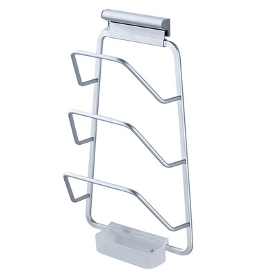 

Ballee TG003 kitchen lid rack with water tray storage rack pendant wall mount space aluminum