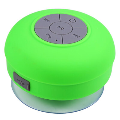 

BTS - 06 Water Resistant mini portable Shower Bluetooth Speaker with Sucker Support Hands-free Calls Function for Mobile Phone