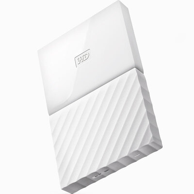 

Western Digital (WD) Мой паспорт 1TB 2.5 "Блестящий белый мобильный жесткий диск WDBYNN0010BWT-CESN