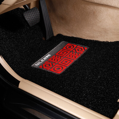 

Nile nile wire ring car mat special customized factory straight hair Pengcheng Wanli black