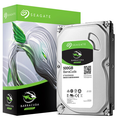 

Seagate Barracuda Series 500GB 7200 RPM 32M SATA3 desktop mechanical hard drive (ST500DM009